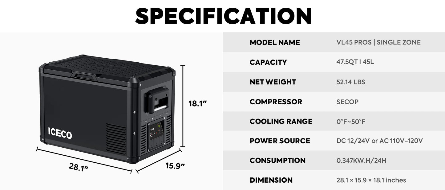 ICECO - VL45ProS Fridge