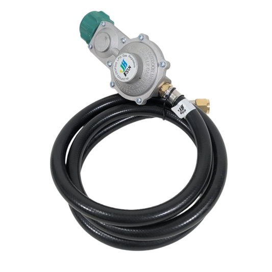 Propane Hose - 5-foot w/ Two-Stage Regulator