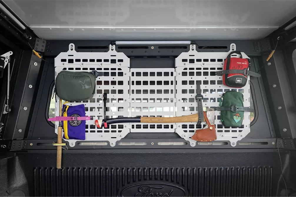 Super Pacific | X1 Camper | Modular Organization with Molle style panel system