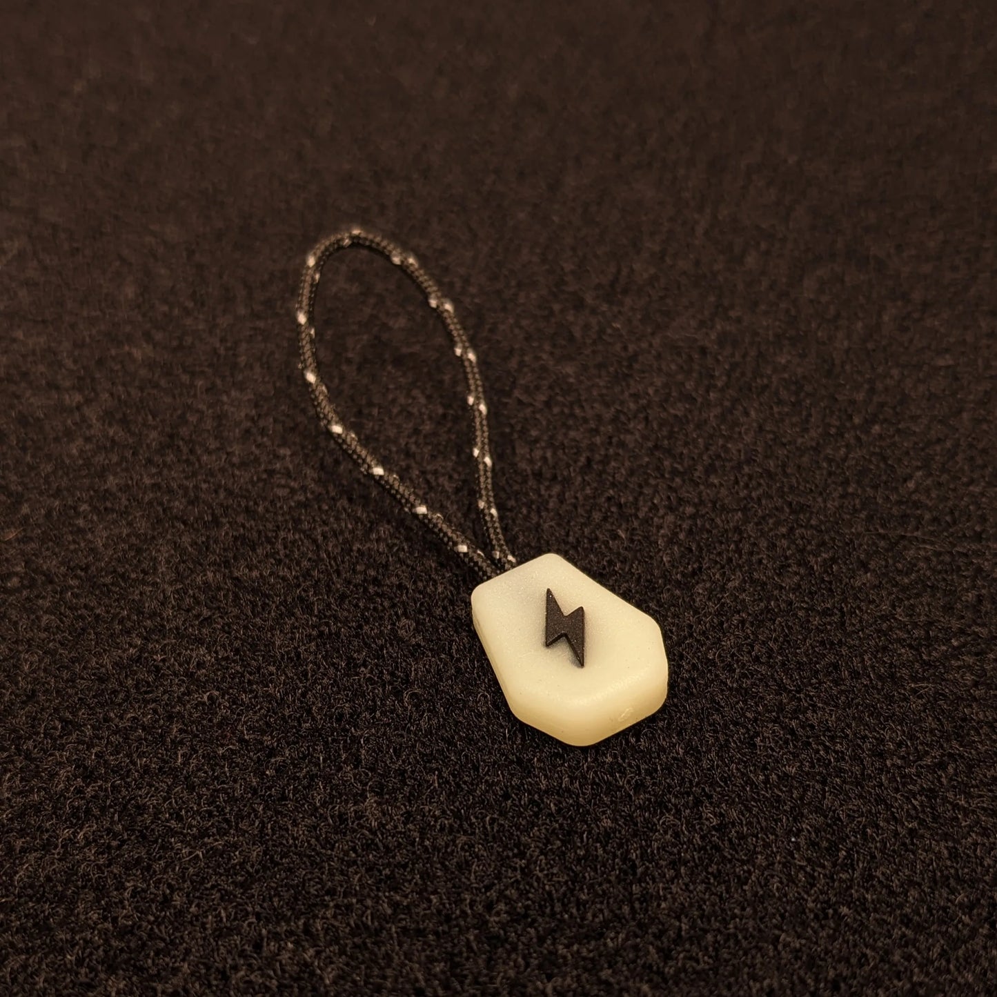 Glow-in-the-dark Zipper Pull