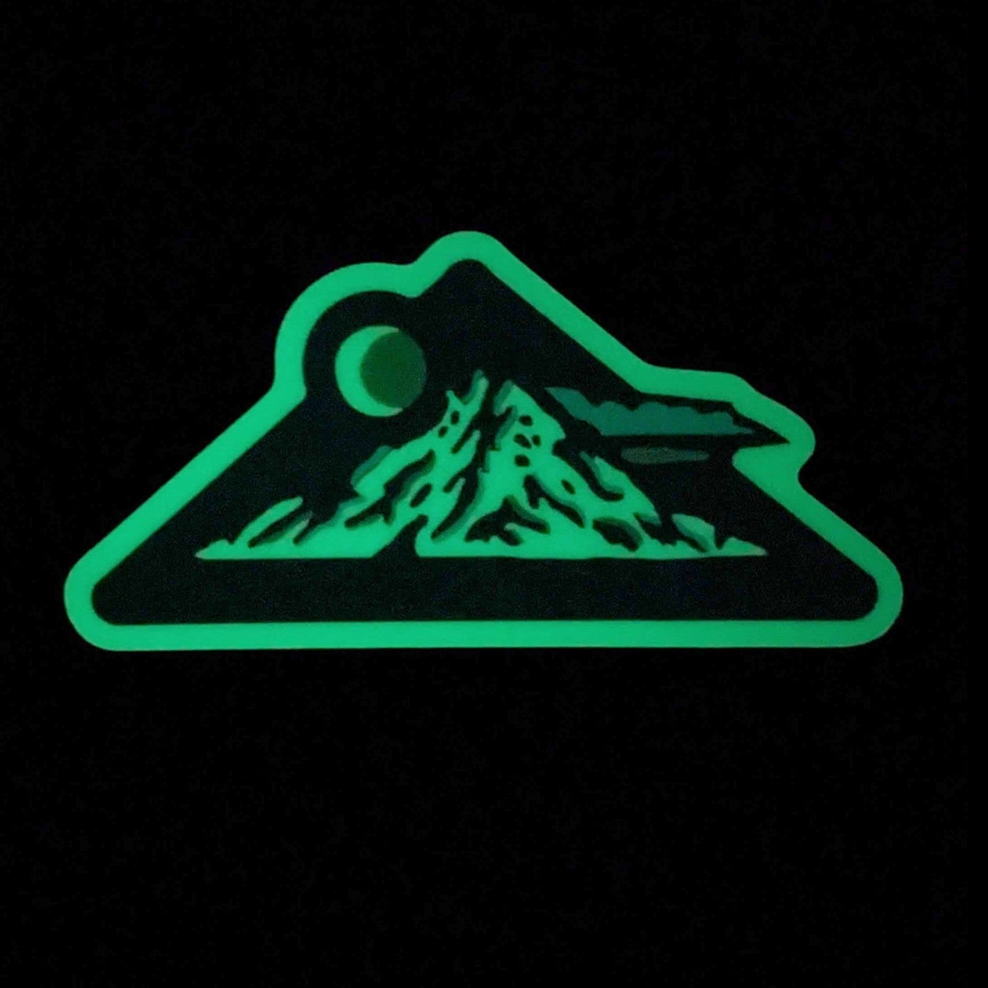 Super Pacific x Rayco Design | Collab Glowing Mountain Sticker