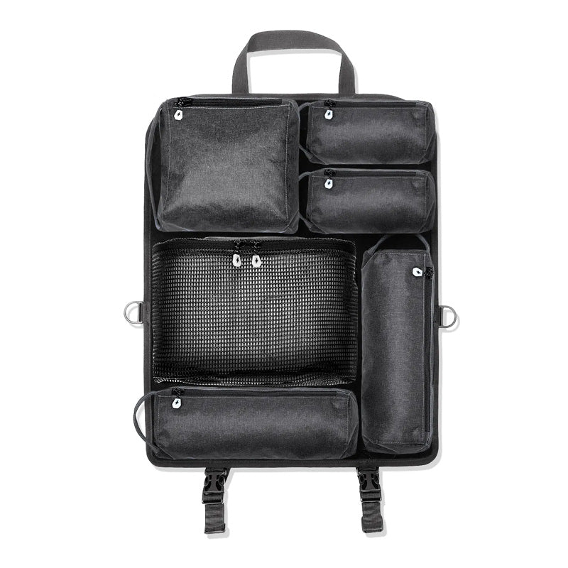 Super Pacific | Huck Pack Seatback Organizer System | Full Set | Heather Charcoal