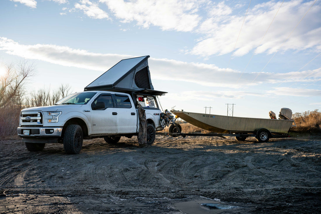 As a hunter and outdoor media professional, Zach had a lot of gear to organize and protect on his trip.