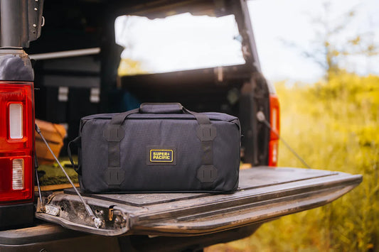 The HuckPack modular organization system for lightweight truck campers, overlanders, and off-road adventurers, 