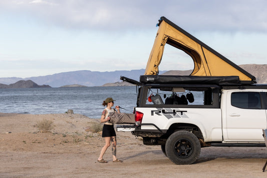 Katie & Zac's Super Pacific X1 camping in Baja Mexico.