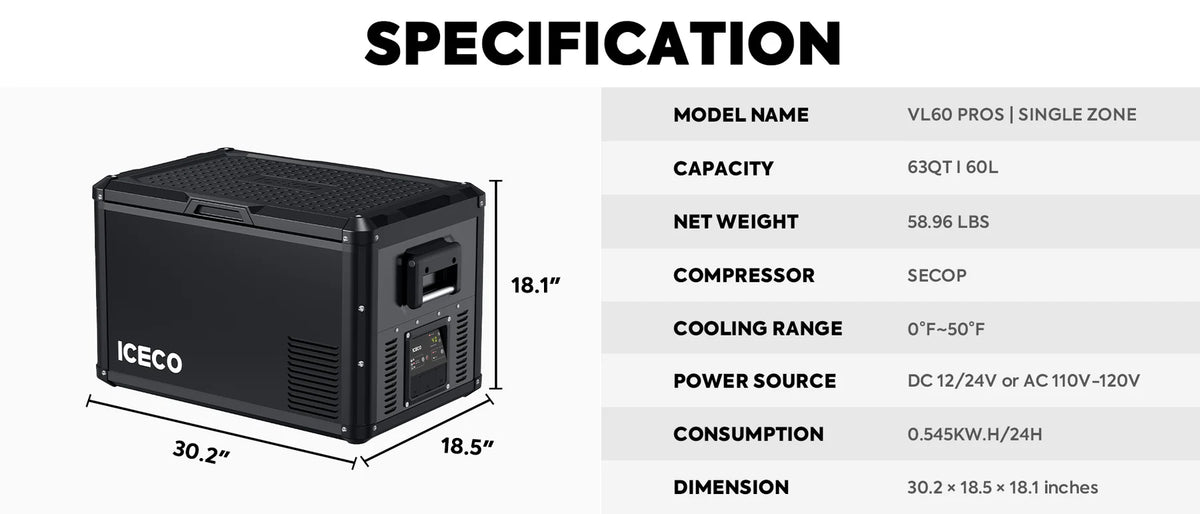 ICECO - VL60ProS Fridge – Super Pacific ICECO - VL60ProS Fridge – Super Pacific