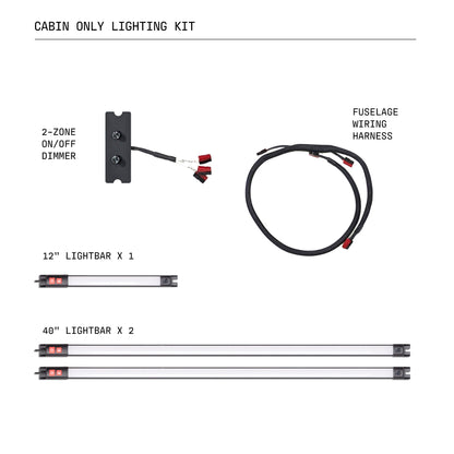 Super Pacific X1 truck camper lighting kit.