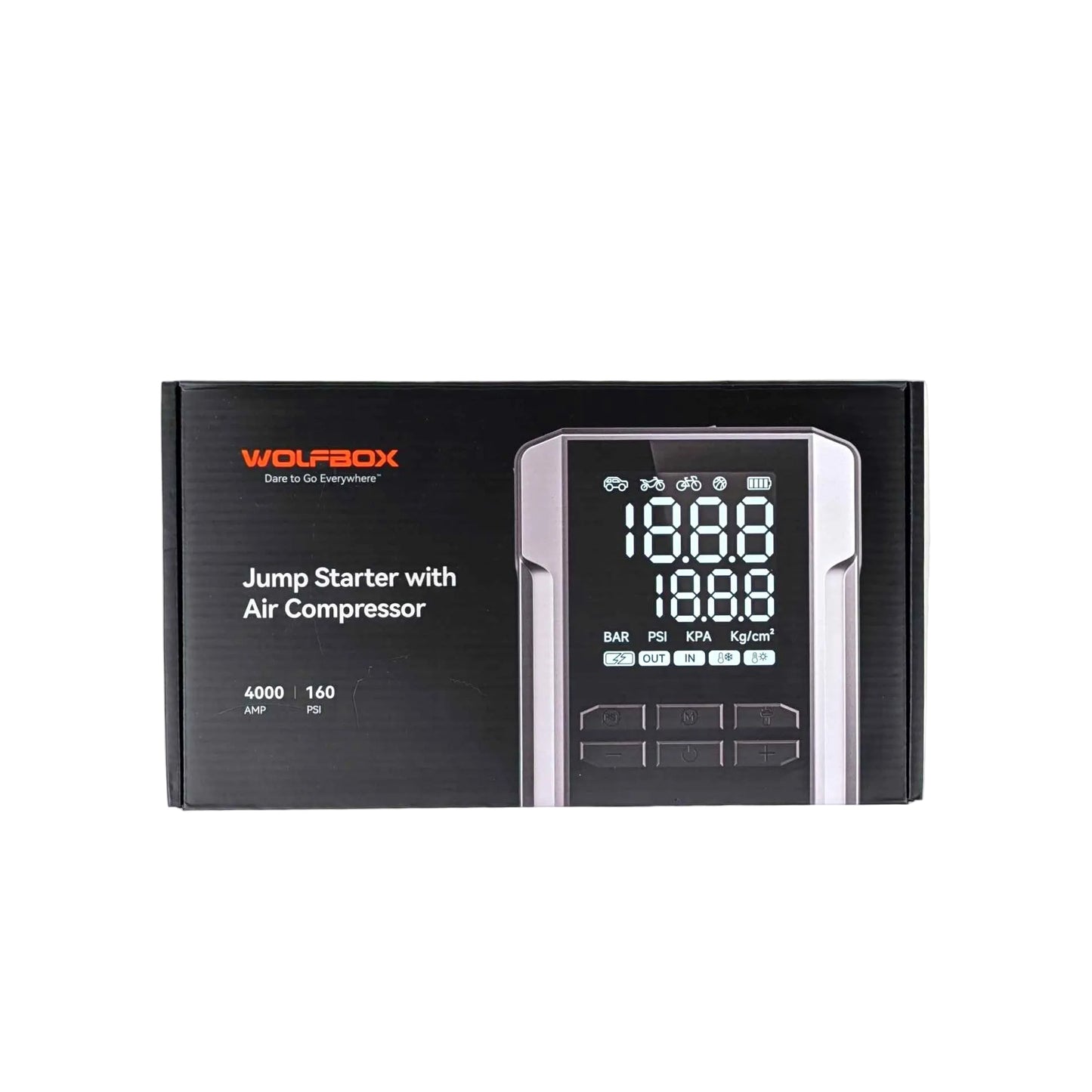 Wolfbox MegaVolt | Jump Starter + Air Compressor