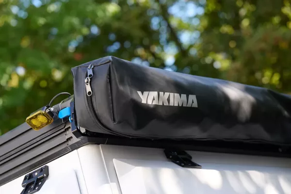 X1 Camper with Yakima MajorShady Awning attached.