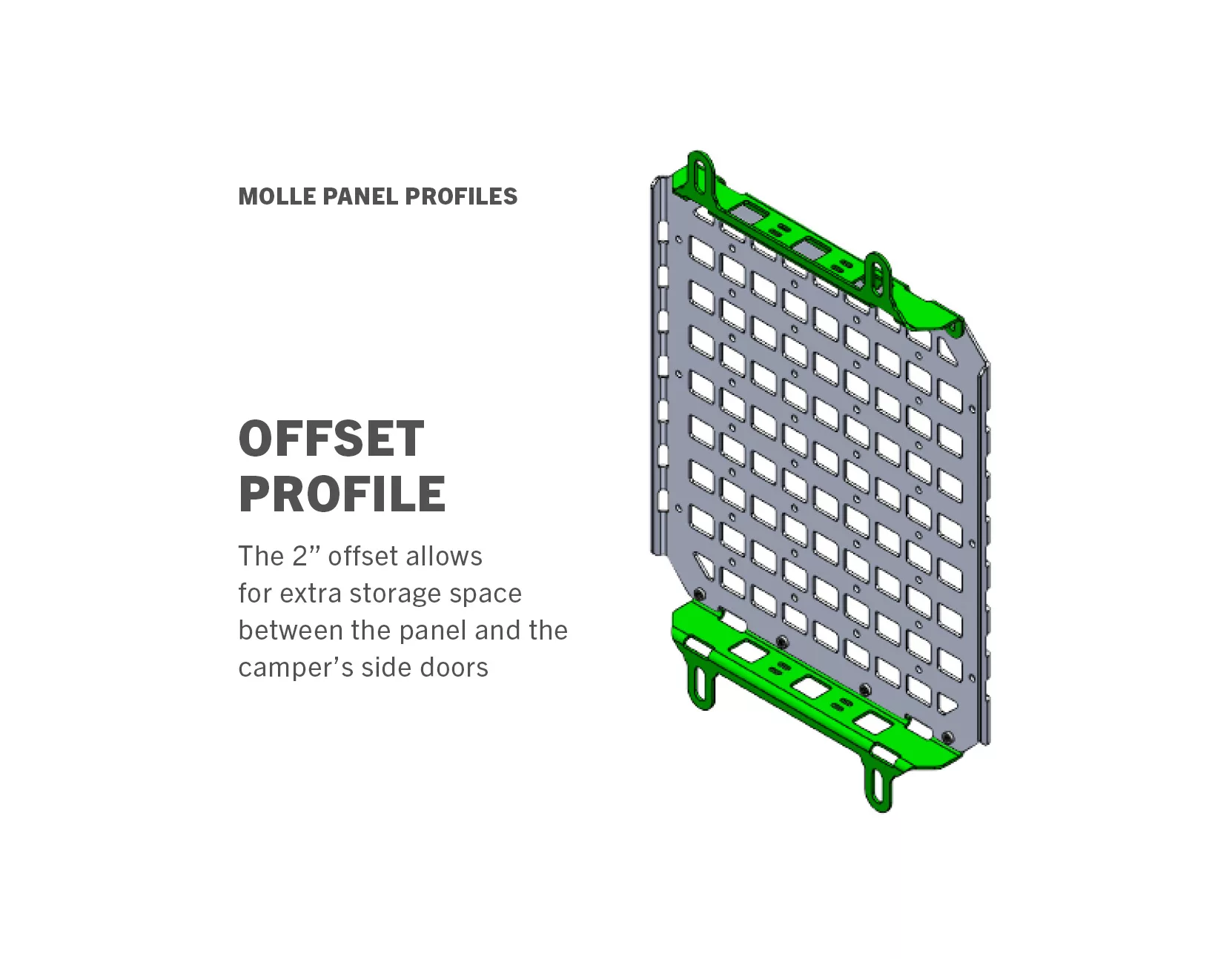 Molle Panel - Flat Profile